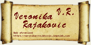 Veronika Rajaković vizit kartica